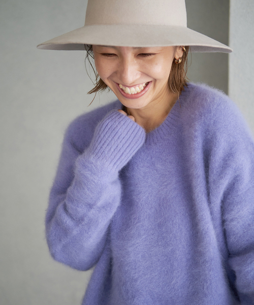 plage（プラージュ）の「Fur Nuance プルオーバー（ニット/セーター