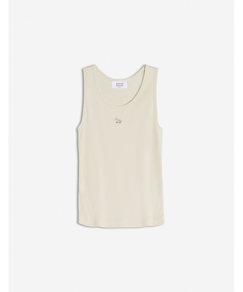 Maison Kitsune（メゾンキツネ）の「BABY FOX PATCH RIBBED TANK TOP