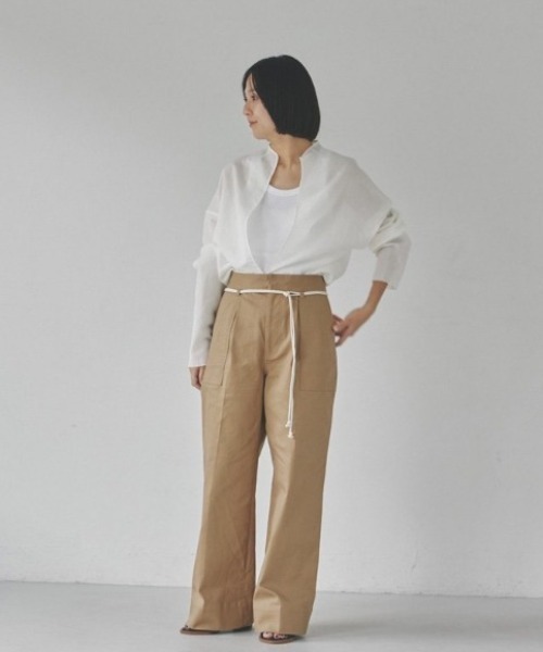 スラブスリットシャツ（シャツ/ブラウス）｜TODAYFUL（トゥデイフル