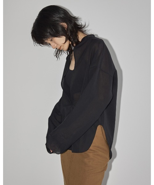 スラブスリットシャツ（シャツ/ブラウス）｜TODAYFUL（トゥデイフル