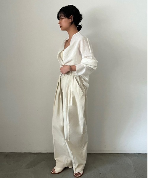 スラブスリットシャツ（シャツ/ブラウス）｜TODAYFUL（トゥデイフル