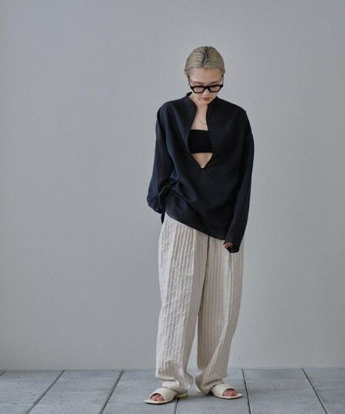 スラブスリットシャツ（シャツ/ブラウス）｜TODAYFUL（トゥデイフル