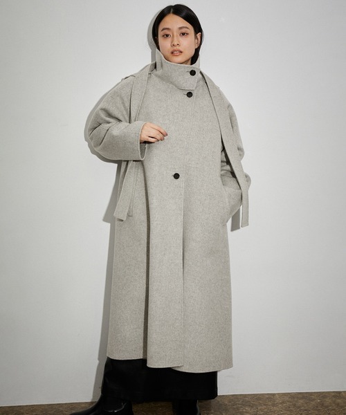 ADAM ET ROPE'（アダムエロペ）の「【2WAY】スタンドカラーフーデッド