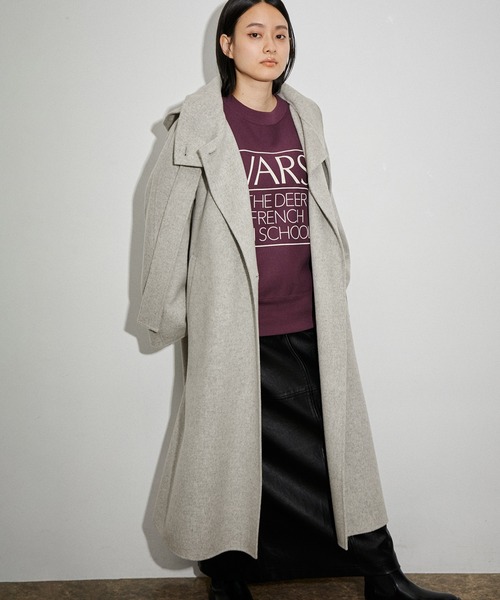 ADAM ET ROPE'（アダムエロペ）の「【2WAY】スタンドカラーフーデッド