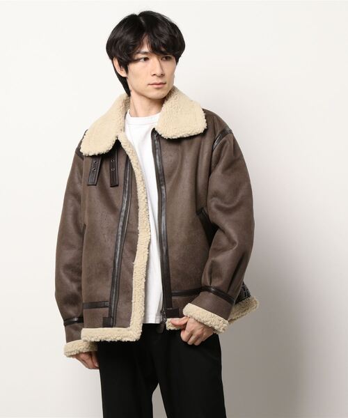 ALPHA INDUSTRIES／アルファインダストリーズ】フェイクムートンボア