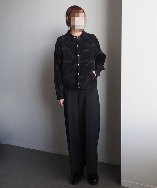 CLEL（クレイル）の「【CLEL】Basic/Spray Rib Knit Shirt Cardigan