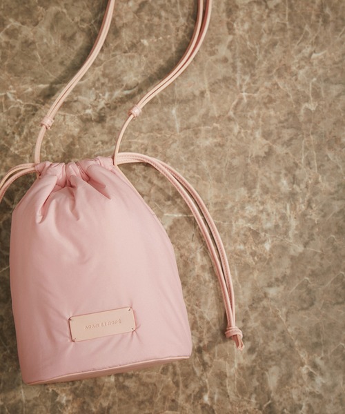 一部カラーWEB限定】2WAY巾着バッグ(撥水)（ショルダーバッグ）｜ADAM