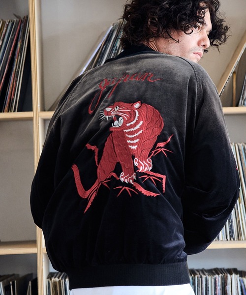 け*ぱ様 api customリメイクスカジャンMA-1 ハンドメイド ウール