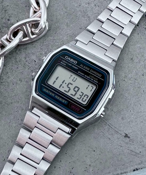 セール】ベルト調整可能！ギフトにもピッタリ【CASIO】A158 シリーズ