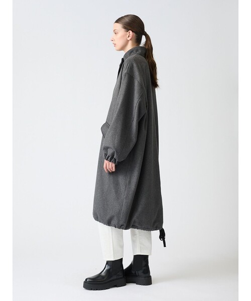 セール】mizuiro ind ウールスタンドカラーモッズコート（その他