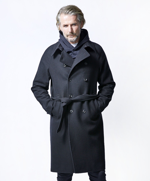 junhashimoto（ジュンハシモト）の「BELTED COAT（ステンカラーコート