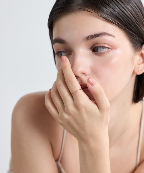 ete（エテ）の「○[レインボー] K10YG パピヨン リング（リング）」 - WEAR