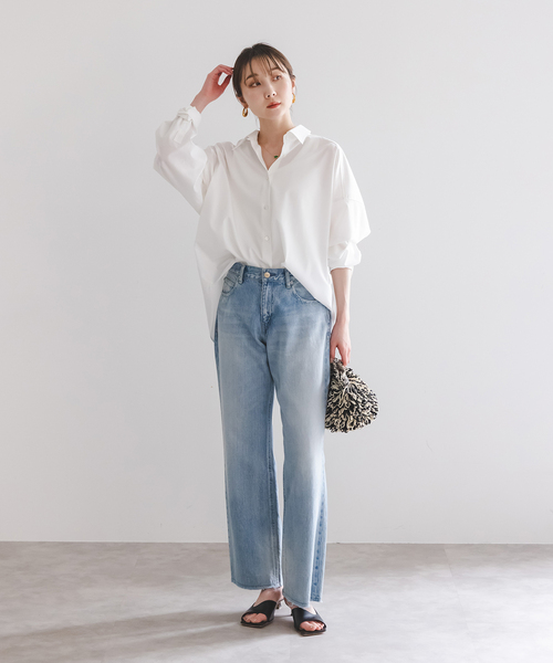 Noble（ノーブル）の「イージーケアルーズドレープシャツ（シャツ