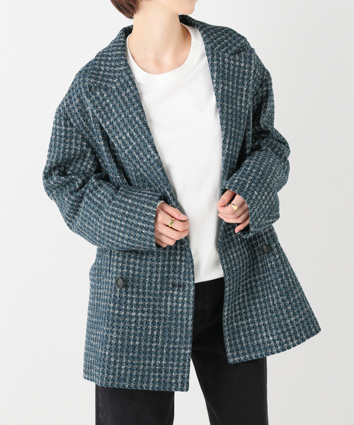 FRAMeWORK（フレームワーク）の「ツィードダブルブレストジャケット