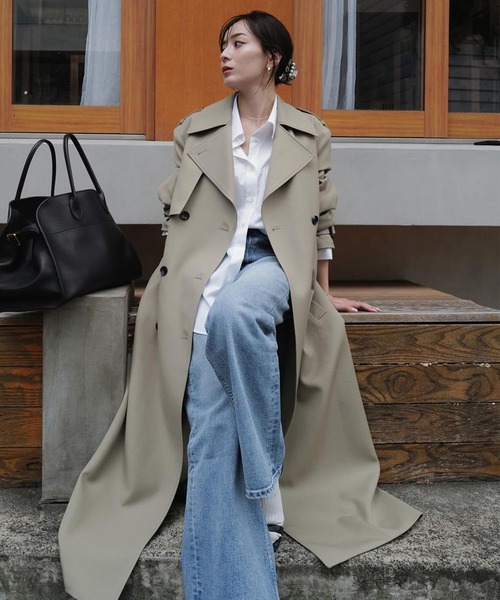 anuans（アニュアンス）の「ウールギャバジントレンチコート（トレンチ