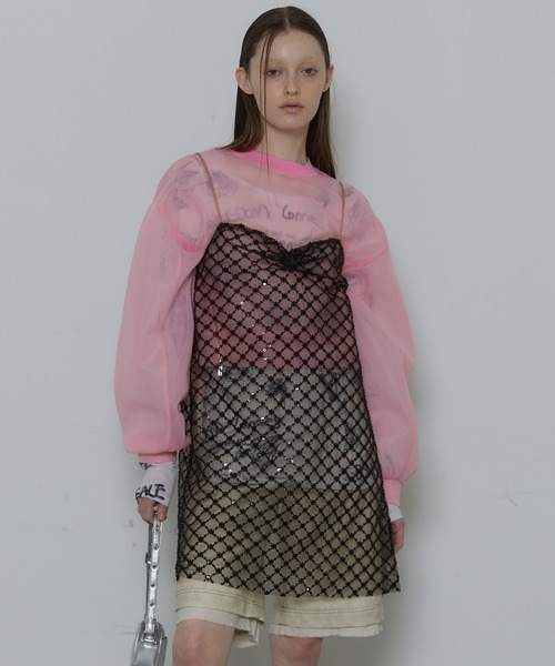 MAISON SPECIAL（メゾンスペシャル）の「Flower Beads Camisole Tunic