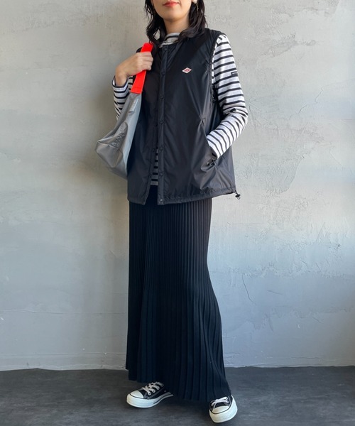 美品】DANTON ナイロンストレッチタフタ イン サレーション ベスト40