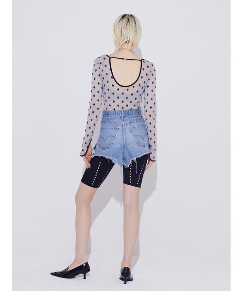 SWAN LAKE U-NECK TOP/スワンレイク Uネックトップ（Tシャツ