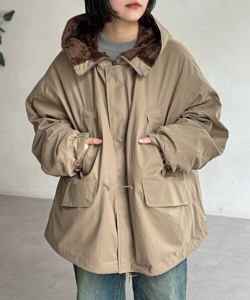 セール】【ライナー付き】3WAYミリタリーブルゾン（その他アウター