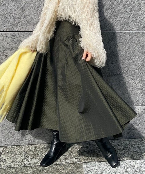 FRAY I.D（フレイアイディー）の「キルティングジャガードフレア