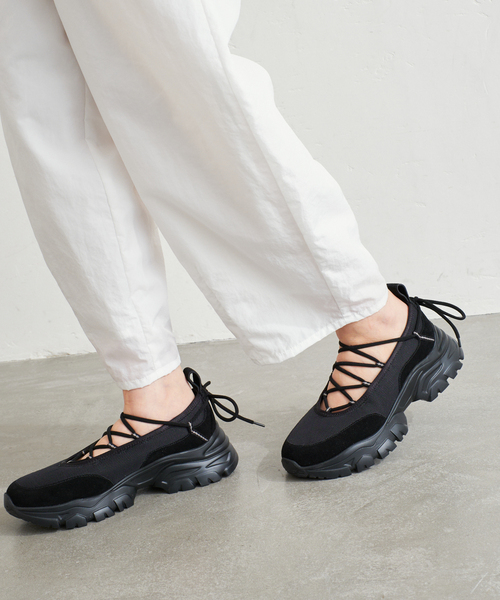 LE TALON（ルタロン）の「《追加》Lレースアップスニーカー