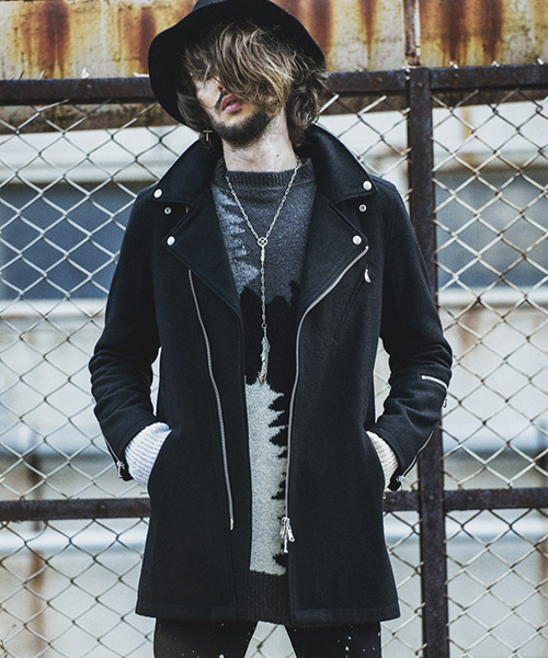 NO ID.（ノーアイディ）の「mj6790-メルトンライダースコート