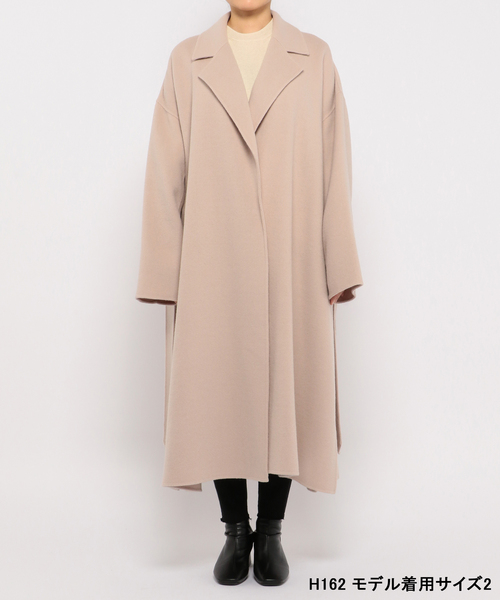 セール】ライトウールリバーロングコート（ダウンジャケット/コート