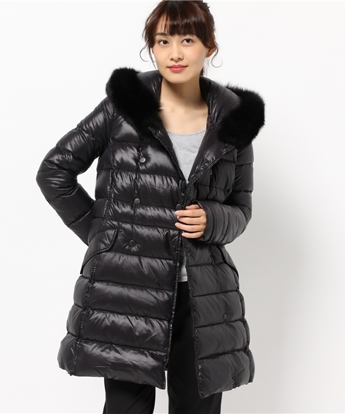 DUVETICA（デュベティカ）の「【DUVETICA】ファー付きダブルブレスト