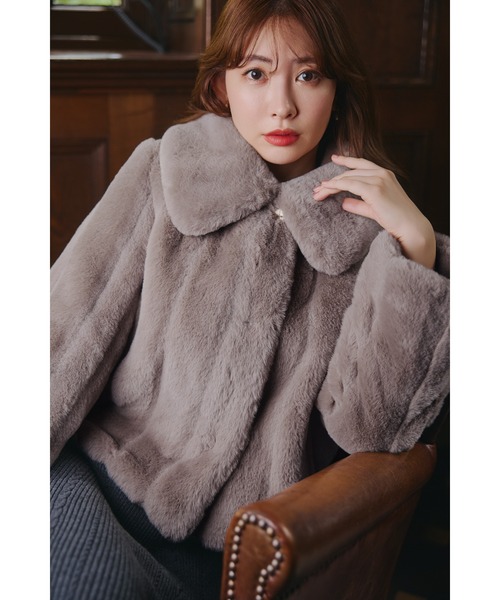 Her lip to（ハーリップトゥー）の「Winter Love Faux Fur Coat