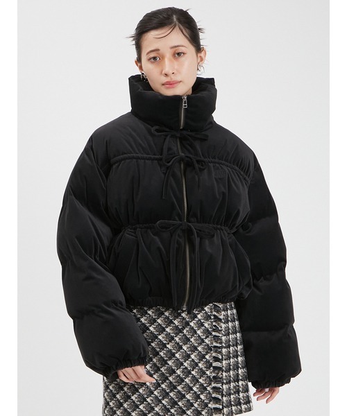 FURFUR（ファーファー）の「リボンショートダウン（ダウンジャケット