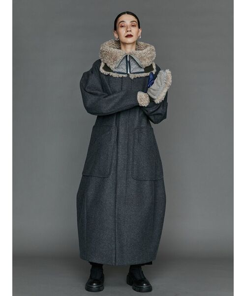 UN3D.（アンスリード）の「FABRIC MIX NECK WARMER / ファブリック