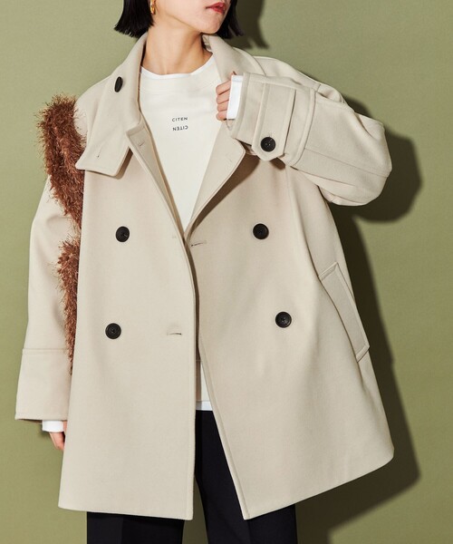 CITEN（シテン）の「＜CITEN＞スタンドカラーミドルコート（その他