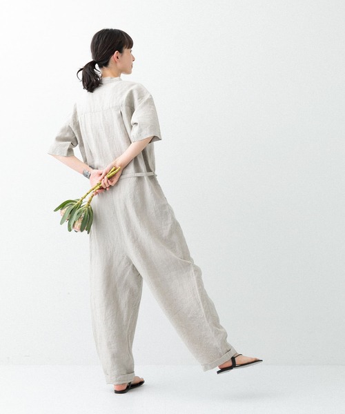 かぐれ（カグレ）の「リネンジャンプスーツ（サロペット