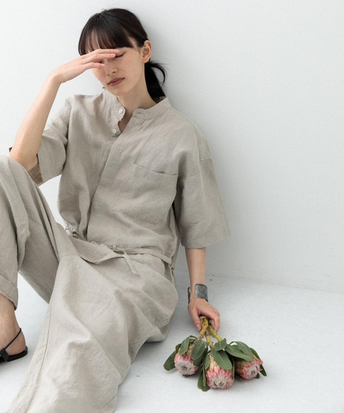 かぐれ（カグレ）の「リネンジャンプスーツ（サロペット