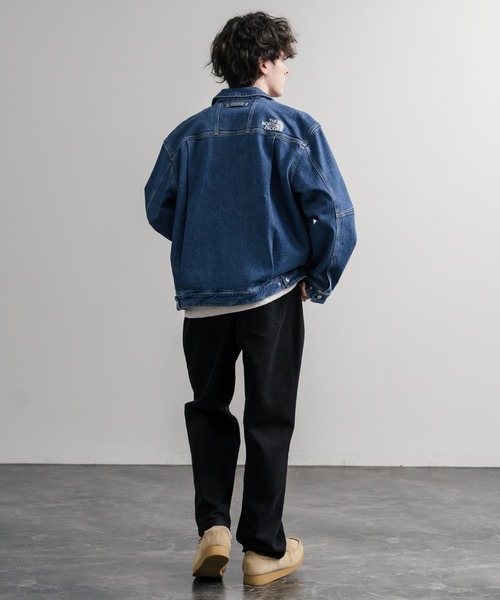日本未展開モデル WHITE LABEL THE NORTH FACE DENIM TRUCKER JACKET