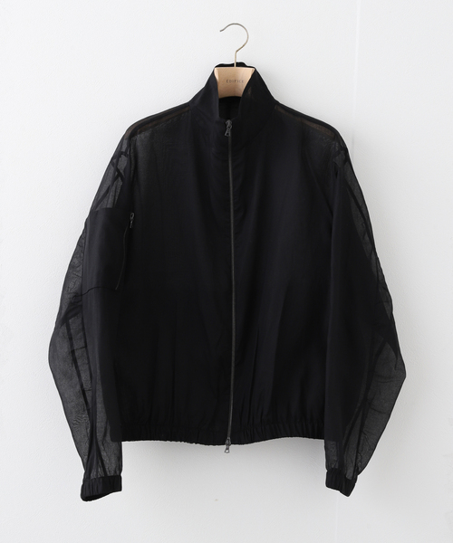 セール】GABRIELA COLL GARMENTS TAFFETA POCKET ZIPPER JACKET S16