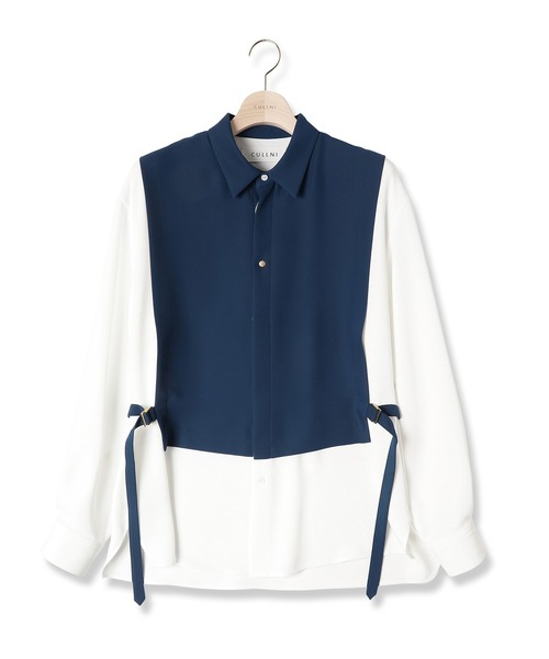 CULLNI（クルニ）の「21-AW-016 レイヤードベルトシャツ（シャツ