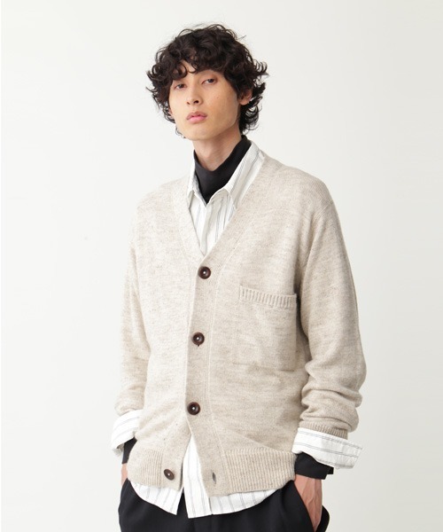 MHL.（エムエイチエル）の「WOOL ALPACA LINEN（カーディガン/ボレロ