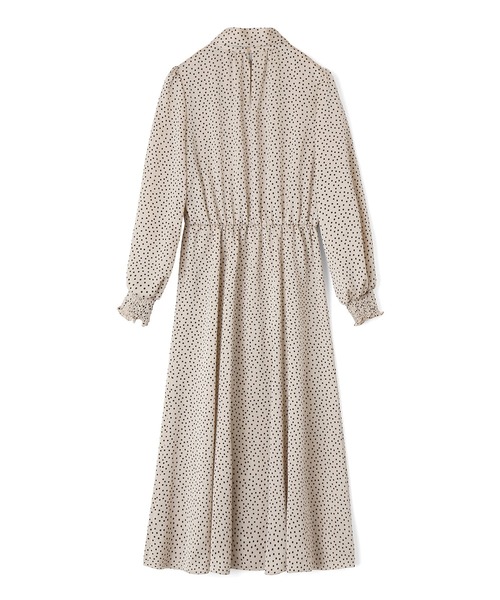 ANAYI（アナイ）の「サテンドットプリントタイ ワンピース（ワンピース