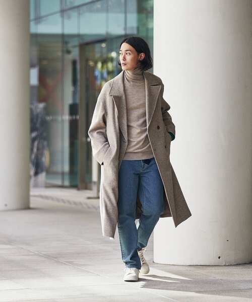 EDIFICE（エディフィス）の「ナチュラル メリノウール ダブル オーバー