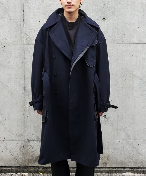 KHOKI / コッキ】Motorcycle coat / モーターサイクルコート（トレンチ