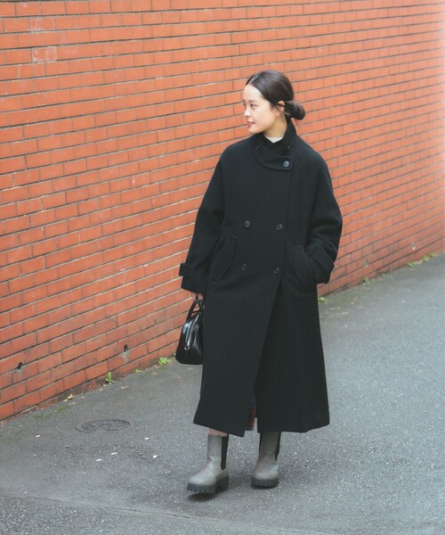 Ray BEAMS（レイビームス）の「スタンドカラー ダブル コート（その他