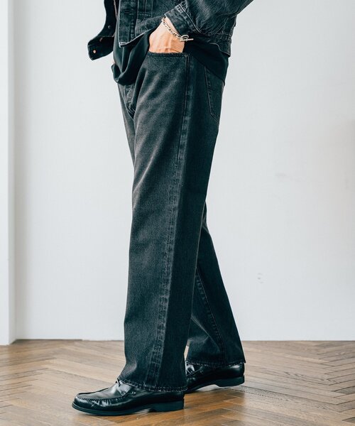 Levi's(リーバイス) 30th 別注 BIG E 501(R) BLACK L28（デニムパンツ