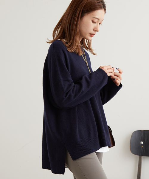 FRAMeWORK（フレームワーク）の「オーバーサイズクルーネックプル