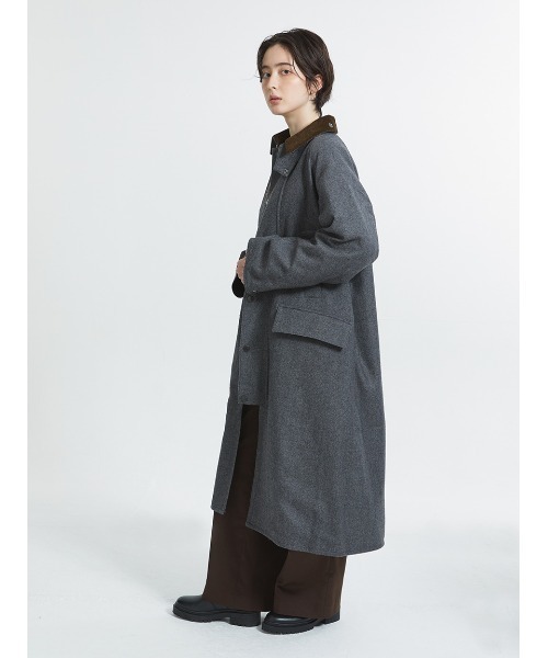 SNOWDON / スノードン】 ウール ロング コート'Japan Exclusive