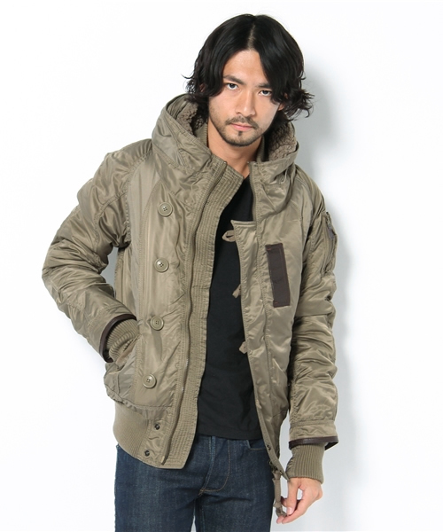 goa（ゴア）の「コンビネーションクロゼットフードブルゾン（ナイロン