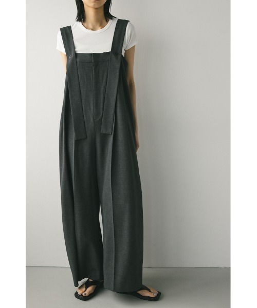 センタープレスワイドロンパース（つなぎ/オールインワン