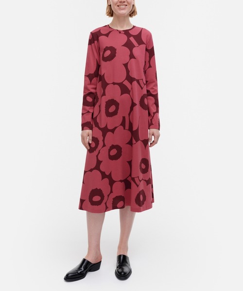 セール】Lehtokielo Unikko /jersey dress（ワンピース）｜marimekko