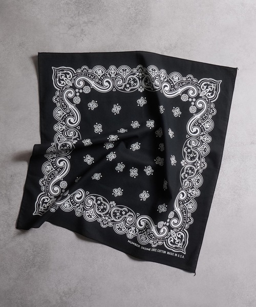 PAISLEY PRINTED BANDANA MADE IN USA / ペイズリー プリント バンダナ