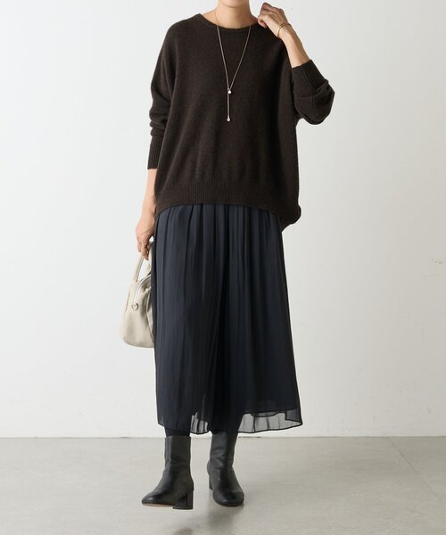 ヤク混ワイドニットプルオーバー（ニット/セーター）｜BEARDSLEY